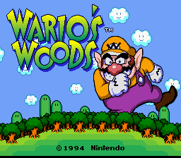 Wario's Woods title screen