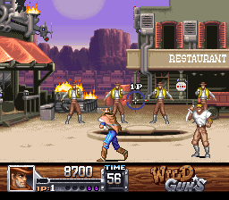 Wild Guns gameplay screenshot