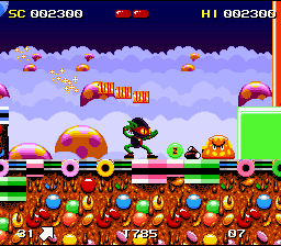 Zool: Ninja of the Nth Dimension gameplay screenshot