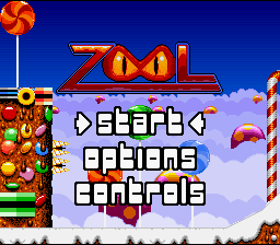Zool: Ninja of the Nth Dimension title screen