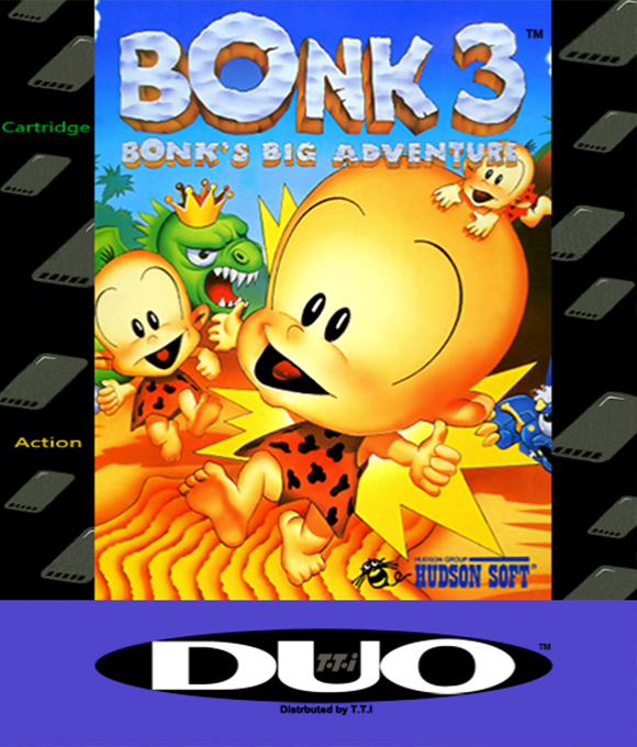Bonk 3: Bonk's Big Adventure box art