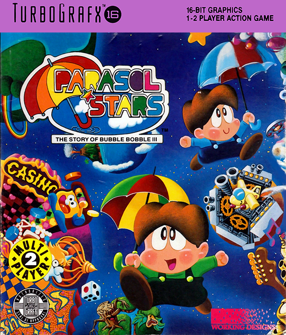 Parasol Stars: The Story of Bubble Bobble III box art