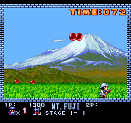 Buster Bros. title screen