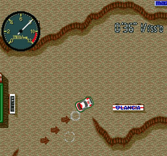 Championship Rally gameplay screenshot