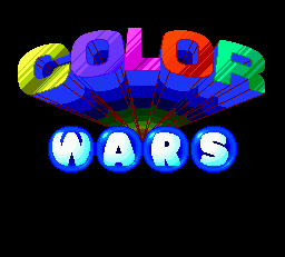 Color Wars title screen