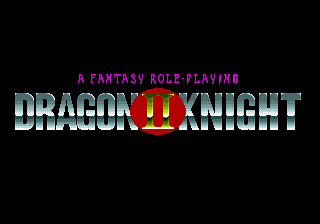 Dragon Knight II title screen
