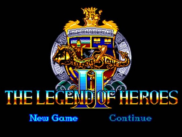 Dragon Slayer: The Legend of Heroes title screen