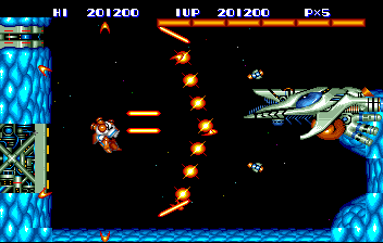 Hyper Dyne Side Arms Special gameplay screenshot
