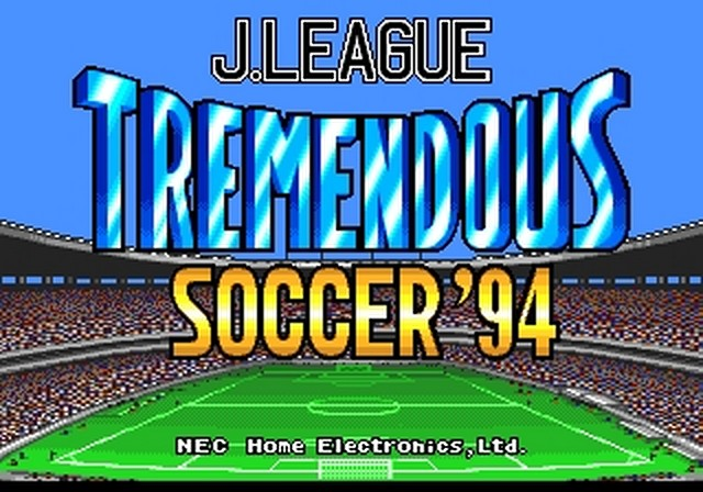 J.League Tremendous Soccer '94 title screen