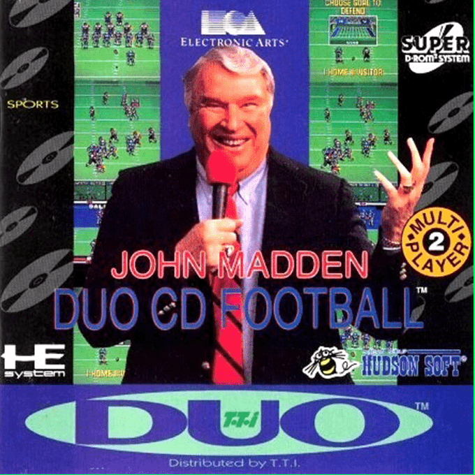 John Madden Duo CD Football box art