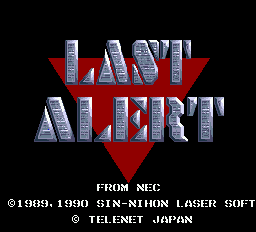 Last Alert title screen