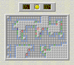 Minesweeper gameplay screenshot