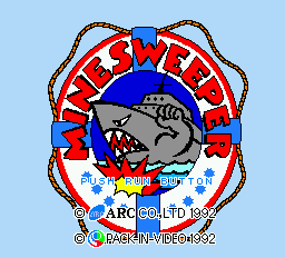 Minesweeper title screen