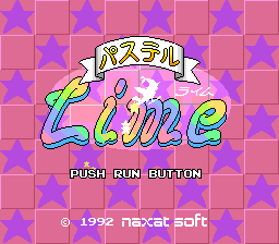 Pastel Lime title screen