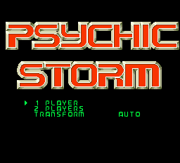 Psychic Storm title screen