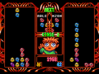 Puyo Puyo CD Tsuu gameplay screenshot