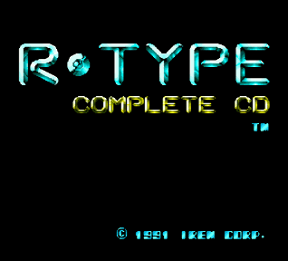 R-Type Complete CD title screen