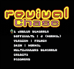 Revival Chase title screen