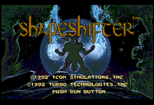 Shape Shifter title screen