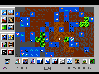 SimEarth: The Living Planet gameplay screenshot