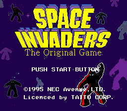 Space Invaders: The Original Game title screen