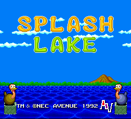 Splash Lake title screen