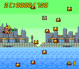 Super Air Zonk: Rockabilly-Paradise gameplay screenshot