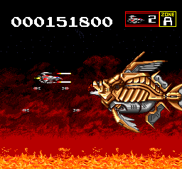 Super Darius II gameplay screenshot