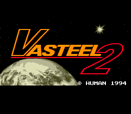 Vasteel 2 title screen