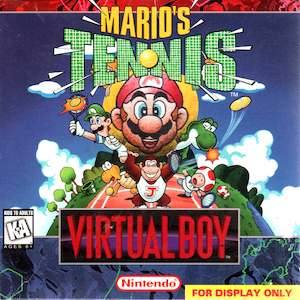 Mario's Tennis box art