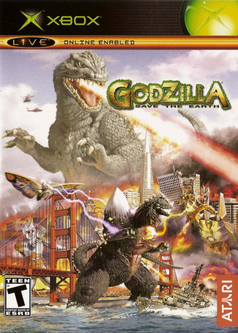 Godzilla: Save the Earth box art