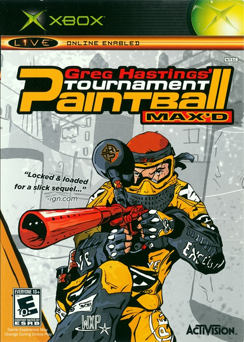 Greg Hastings' Tournament Paintball MAX'D box art