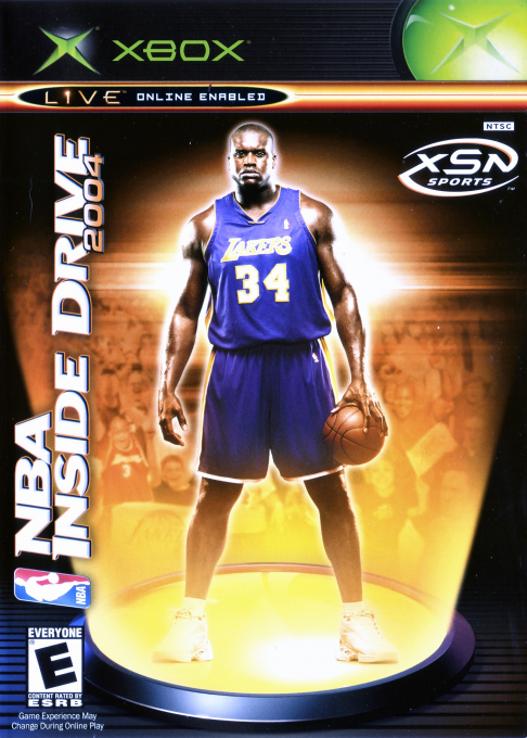 NBA Inside Drive 2004 box art