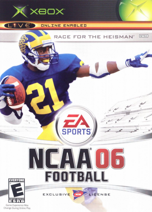 NCAA Football 06 box art