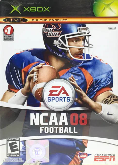 NCAA Football 08 box art