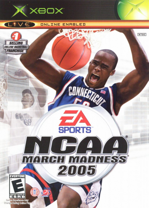 NCAA March Madness 2005 box art