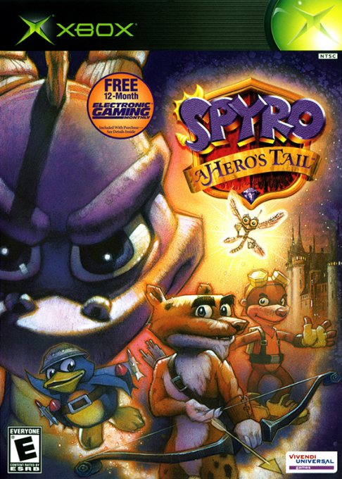 Spyro: A Hero's Tail box art
