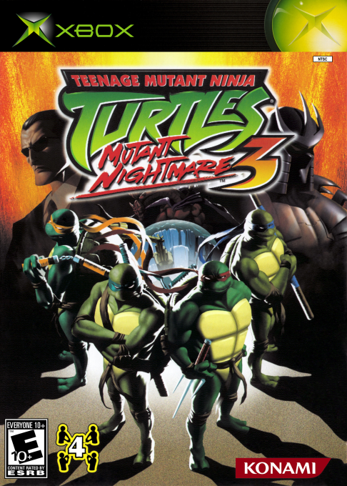 Teenage Mutant Ninja Turtles 3: Mutant Nightmare box art