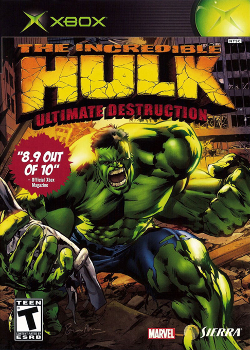 The Incredible Hulk: Ultimate Destruction box art