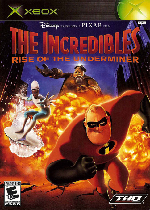 The Incredibles: Rise of the Underminer box art