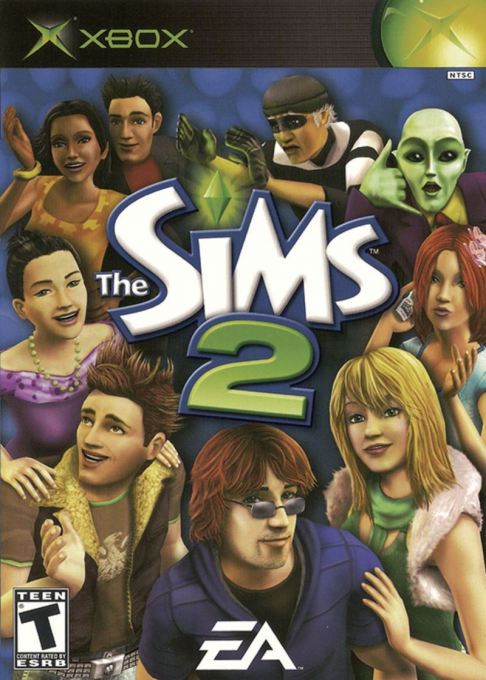 The Sims 2 box art